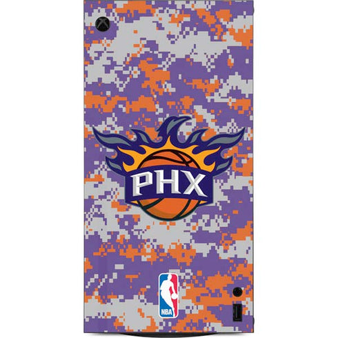 NBA Phoenix Suns Digi Camo XBox Series X Digital Edition Console Skin