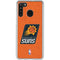 NBA Phoenix Suns Distressed Galaxy A21 Clear Case