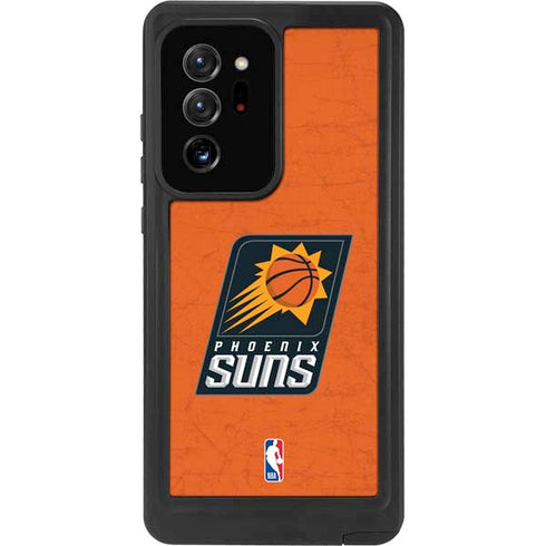 NBA Phoenix Suns Distressed Galaxy Note20 Ultra 5G Waterproof Case