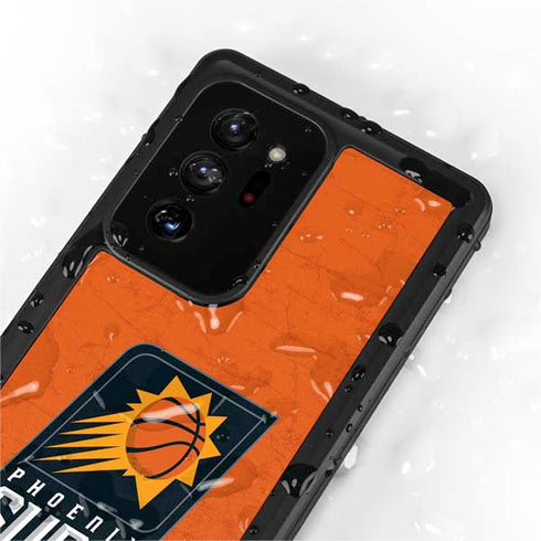 NBA Phoenix Suns Distressed Galaxy Note20 Ultra 5G Waterproof Case