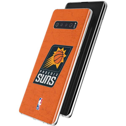 NBA Phoenix Suns Distressed Galaxy S10 Skin