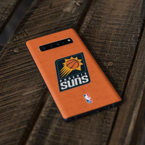 NBA Phoenix Suns Distressed Galaxy S10 Skin
