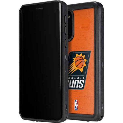 NBA Phoenix Suns Distressed Galaxy S20 Waterproof Case