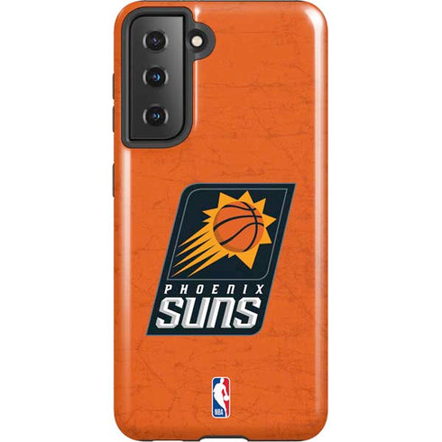 NBA Phoenix Suns Distressed Galaxy S21 5G Pro Case