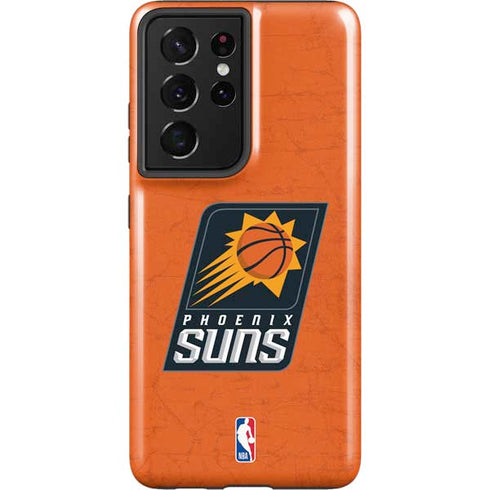 NBA Phoenix Suns Distressed Galaxy S21 Ultra 5G Pro Case
