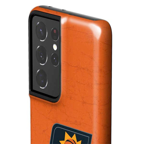 NBA Phoenix Suns Distressed Galaxy S21 Ultra 5G Pro Case