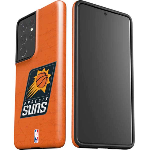 NBA Phoenix Suns Distressed Galaxy S21 Ultra 5G Pro Case