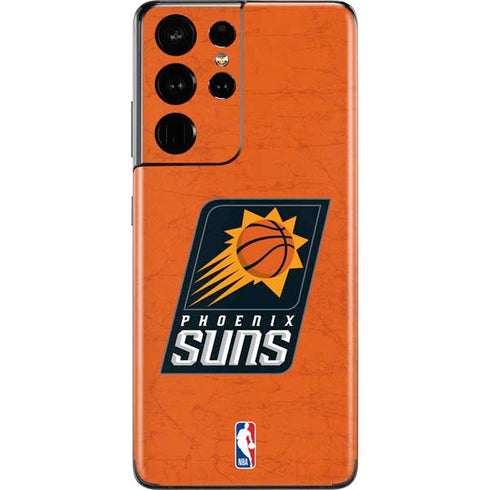 NBA Phoenix Suns Distressed Galaxy S21 Ultra 5G Skin