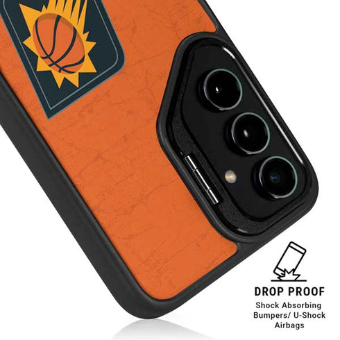 NBA Phoenix Suns Distressed Galaxy S24 Kickstand Case