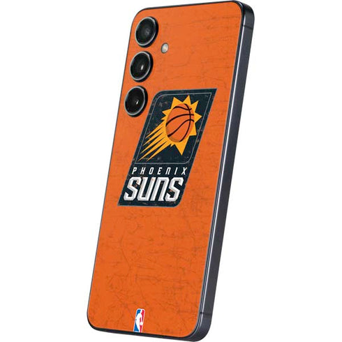 NBA Phoenix Suns Distressed Galaxy S25 Skin