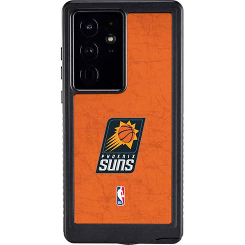 NBA Phoenix Suns Distressed Galaxy S24 Ultra Waterproof Case