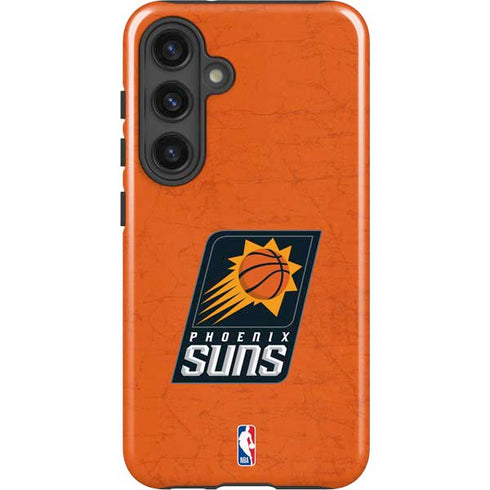 NBA Phoenix Suns Distressed Galaxy S25 Impact Case