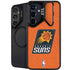 NBA Phoenix Suns Distressed Galaxy S25 Kickstand Case