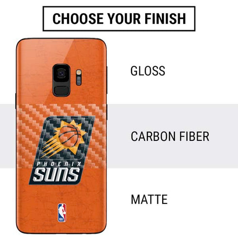 NBA Phoenix Suns Distressed Galaxy S9 Skin