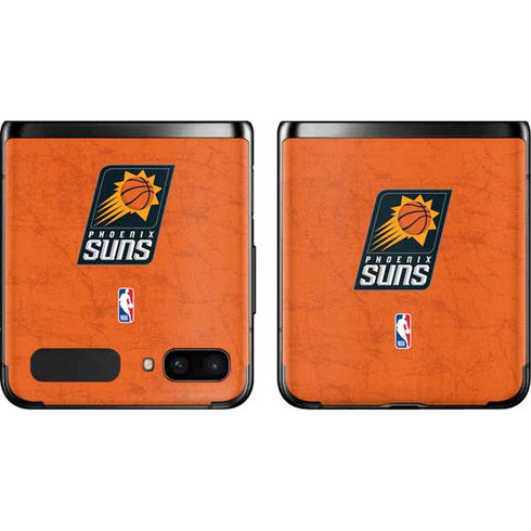 NBA Phoenix Suns Distressed Galaxy Z Flip Skin