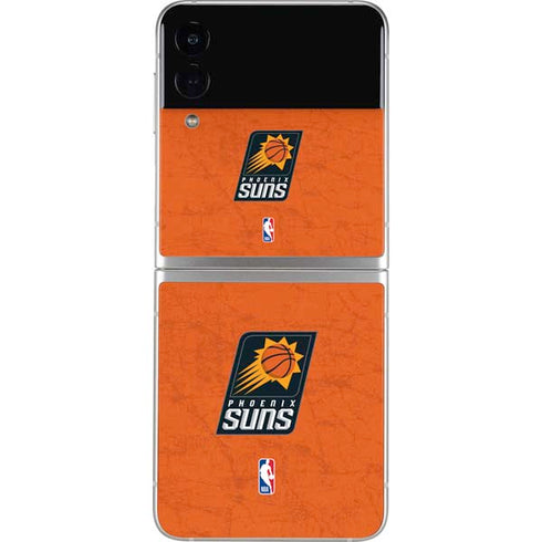 NBA Phoenix Suns Distressed Galaxy Z Flip3 5G Skin