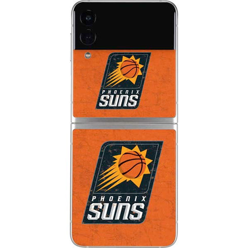 NBA Phoenix Suns Distressed Galaxy Z Flip4 5G Skin