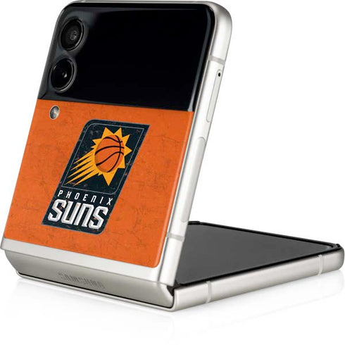 NBA Phoenix Suns Distressed Galaxy Z Flip4 5G Skin
