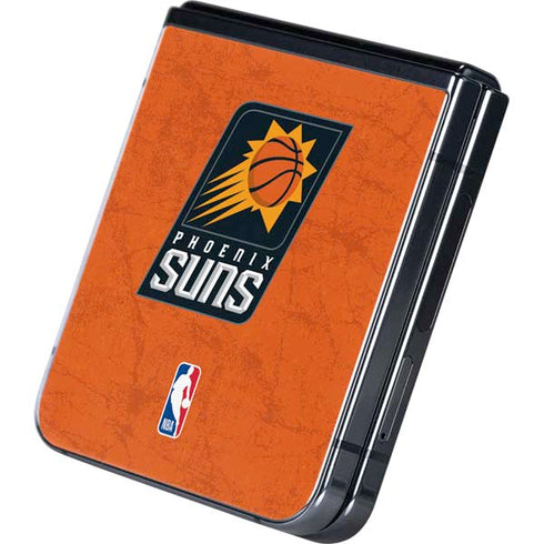 NBA Phoenix Suns Distressed Galaxy Z Flip5 5G Skin