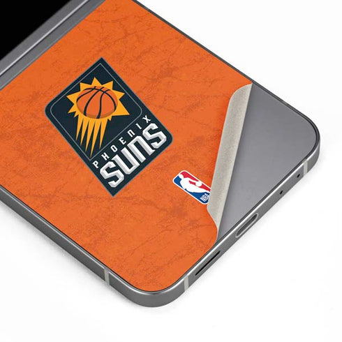 NBA Phoenix Suns Distressed Galaxy Z Flip6 Skin