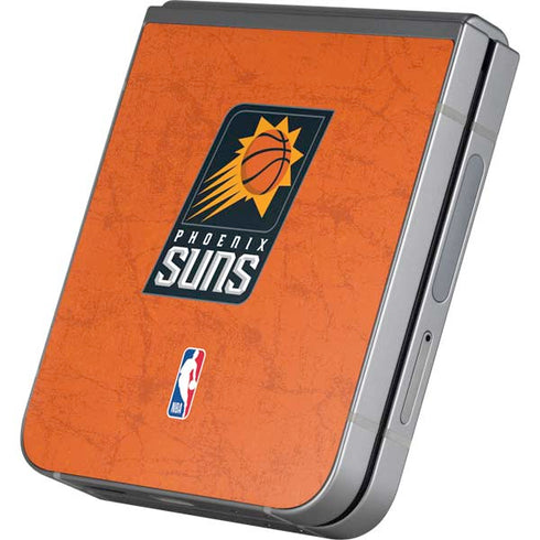NBA Phoenix Suns Distressed Galaxy Z Flip6 Skin
