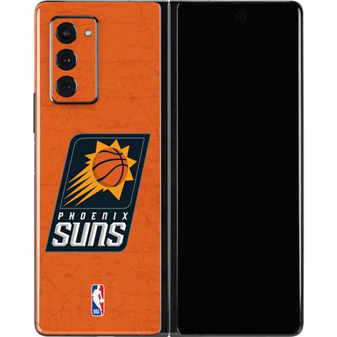 NBA Phoenix Suns Distressed Galaxy Z Fold2 5G Skin