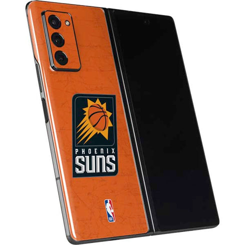 NBA Phoenix Suns Distressed Galaxy Z Fold2 5G Skin