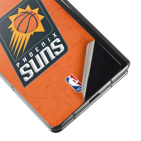 NBA Phoenix Suns Distressed Galaxy Z Fold2 5G Skin