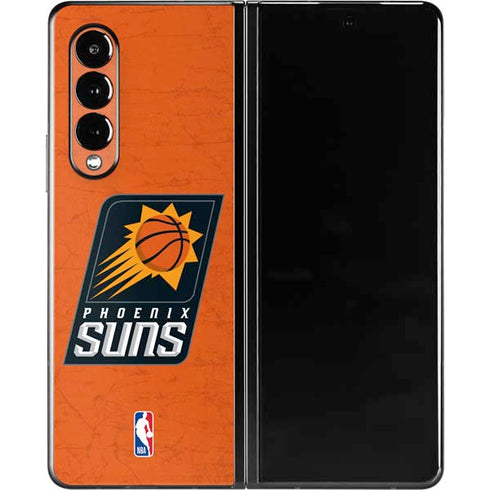 NBA Phoenix Suns Distressed Galaxy Z Fold3 5G Skin
