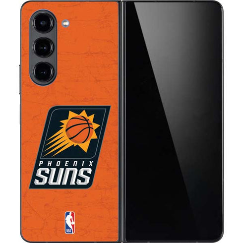 NBA Phoenix Suns Distressed Galaxy Z Fold5 5G Skin