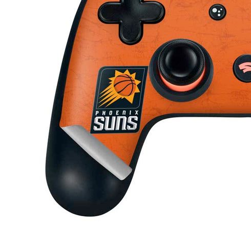 NBA Phoenix Suns Distressed Google Stadia Controller Skin