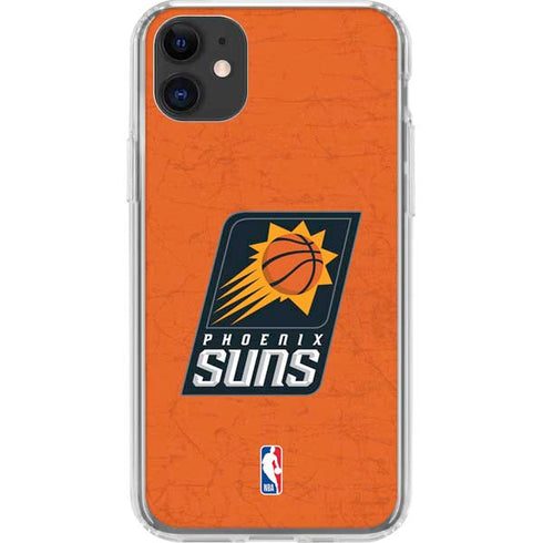 NBA Phoenix Suns Distressed iPhone 11 Clear Case