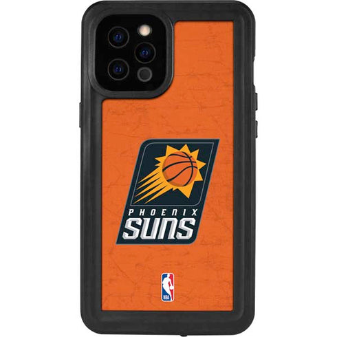 NBA Phoenix Suns Distressed iPhone 12 Pro Max Waterproof Case
