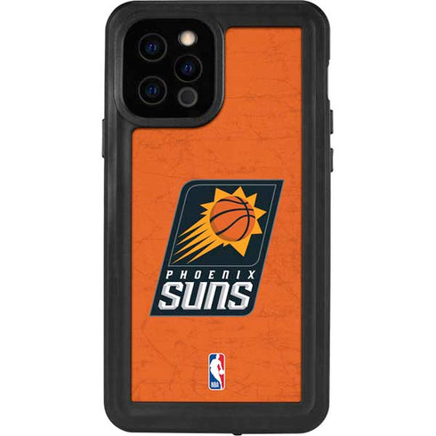 NBA Phoenix Suns Distressed iPhone 12 Pro Waterproof Case