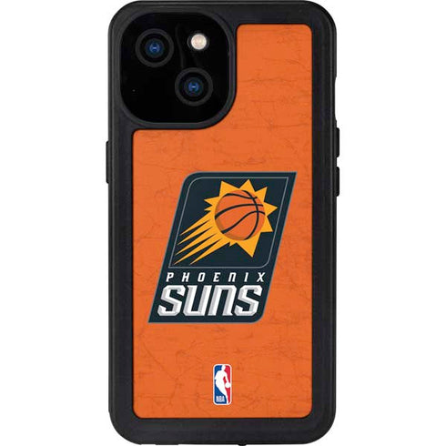 NBA Phoenix Suns Distressed iPhone 13 Mini Waterproof Case