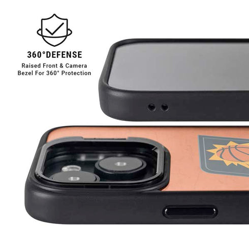 NBA Phoenix Suns Distressed iPhone 14 Kickstand Case