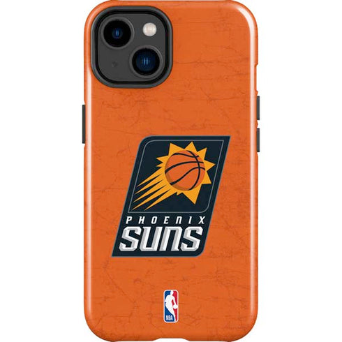 NBA Phoenix Suns Distressed iPhone 14 Plus Impact Case