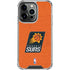NBA Phoenix Suns Distressed iPhone 14 Pro Clear Case