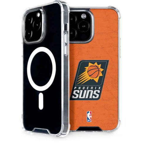 NBA Phoenix Suns Distressed iPhone 14 Pro Max MagSafe Case