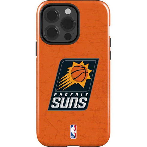 NBA Phoenix Suns Distressed iPhone 15 Pro Impact Case