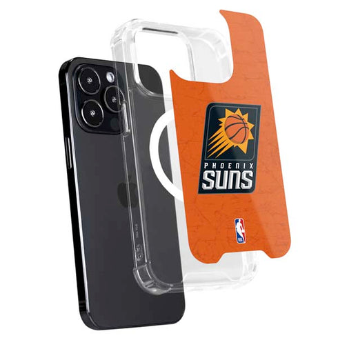 NBA Phoenix Suns Distressed iPhone 15 Pro Max MagSafe Case