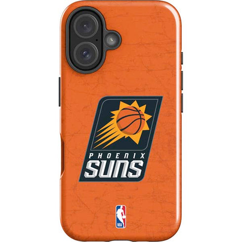 NBA Phoenix Suns Distressed iPhone 16 Plus Impact Case