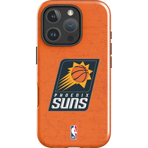 NBA Phoenix Suns Distressed iPhone 16 Pro Max Impact Case