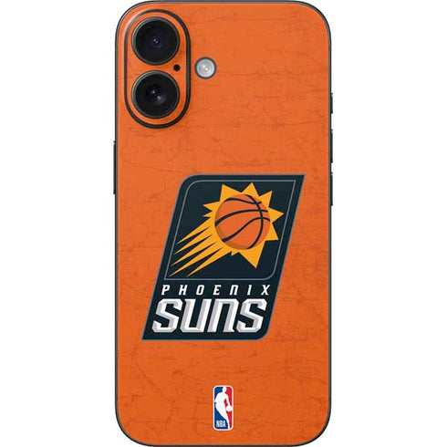 NBA Phoenix Suns Distressed iPhone 16 Skin