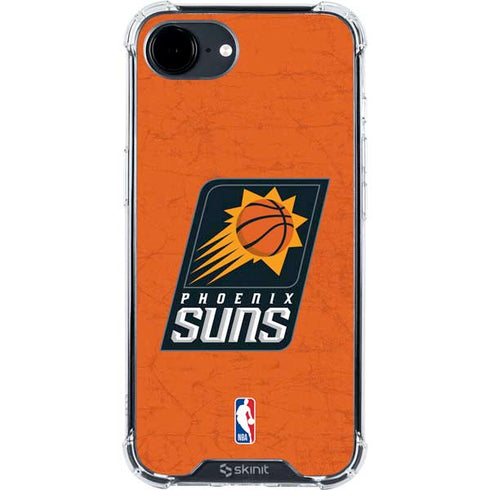 NBA Phoenix Suns Distressed iPhone 16e Clear Case