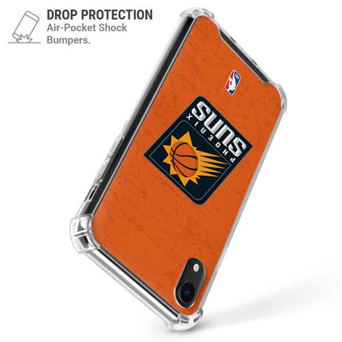 NBA Phoenix Suns Distressed iPhone XR Clear Case