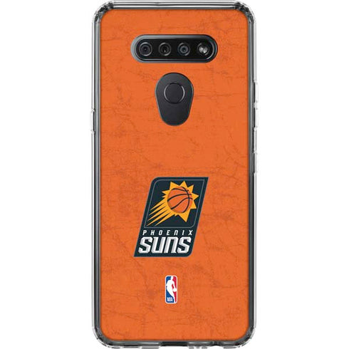 NBA Phoenix Suns Distressed LG K51/Q51 Clear Case