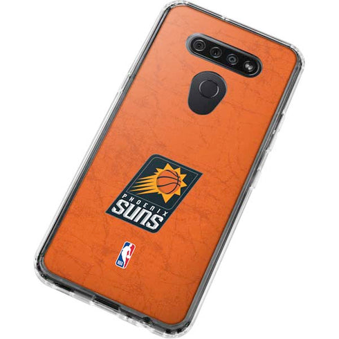 NBA Phoenix Suns Distressed LG K51/Q51 Clear Case