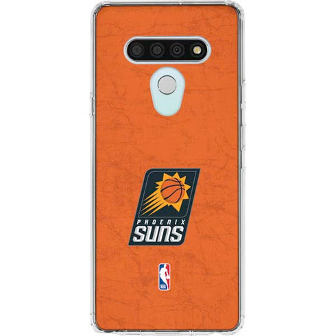 NBA Phoenix Suns Distressed LG Stylo 6 Clear Case