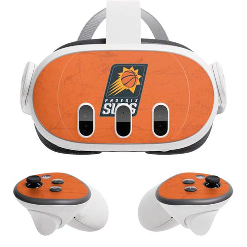 NBA Phoenix Suns Distressed Meta Quest 3 Skin